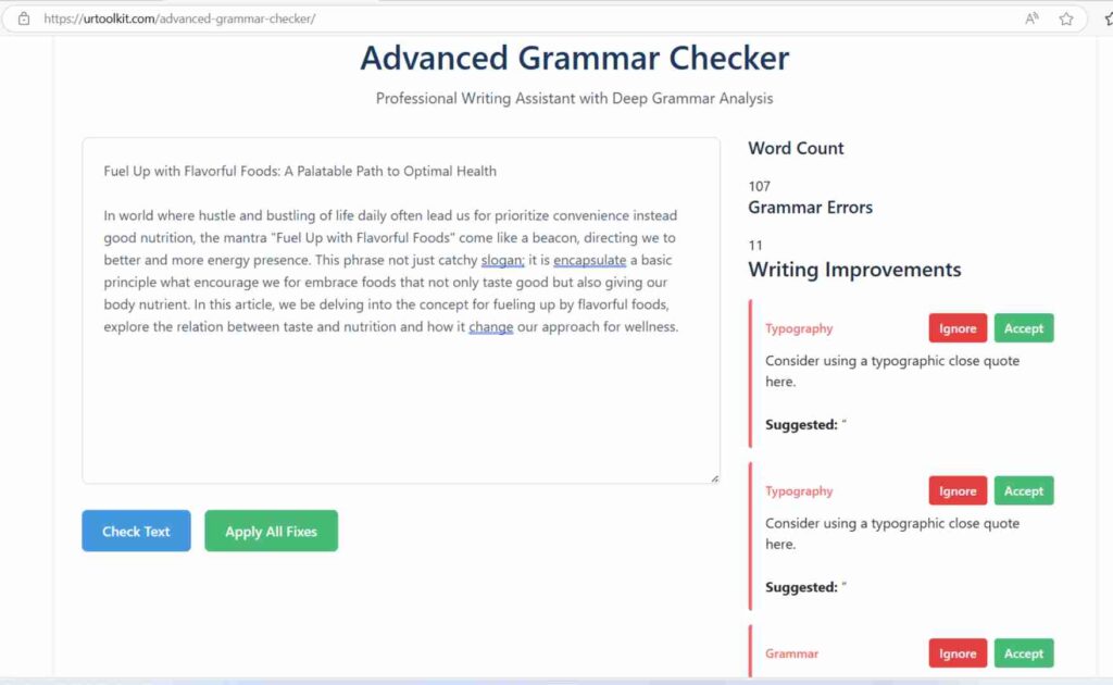 Grammar Checker
